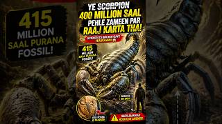 Giant Sea Scorpion Fossil Found 🤯 #shorts
