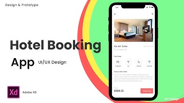 Hotel Booking App Ui/Ux | In Adobe XD | XD Design