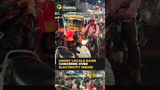 Chennai power cuts: Residents stage road blockade | #shorts