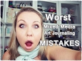15 Worst Art Mistakes ♡ Mixed Media Journaling ♡ Maremi's Small Art ♡