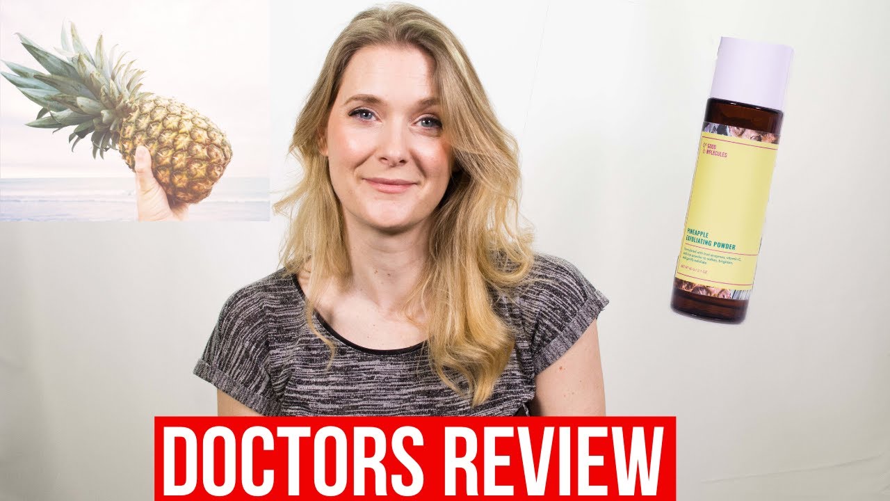 The Good Molecules Pineapple Exfoliating Powder  - What do I think? | Doctor Anne