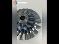 Titanium impeller CNC machining