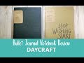 Daycraft Notebooks - bullet journal review + pen test