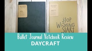 Daycraft Notebooks - bullet journal review + pen test