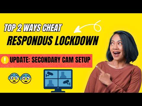 How to Cheat on Respondus Lockdown Browser in 2026! New updates of secondary Cam