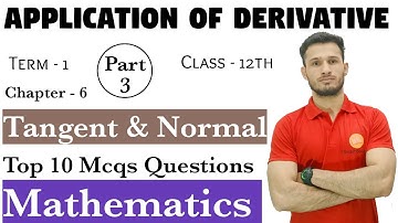 Application of Derivative Top 10 Mcq Questions, Chap-6|Maxima and Minima,Class-12, Term 1,Part 3