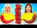 Sfida Del Cibo Di Cioccolato vs Cibo Vero | Sfide Divertenti Multi DO Challenge