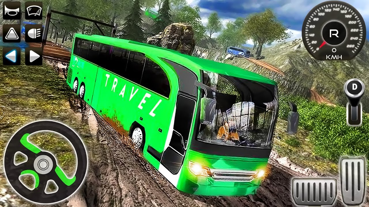 Offroad Bus Driving - Transport Drive Simulator - Android GamePlay