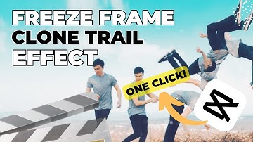 How To Make Freeze Frame Clone Trail Effect with ONE CLICK! (2023) | Capcut Tutorial