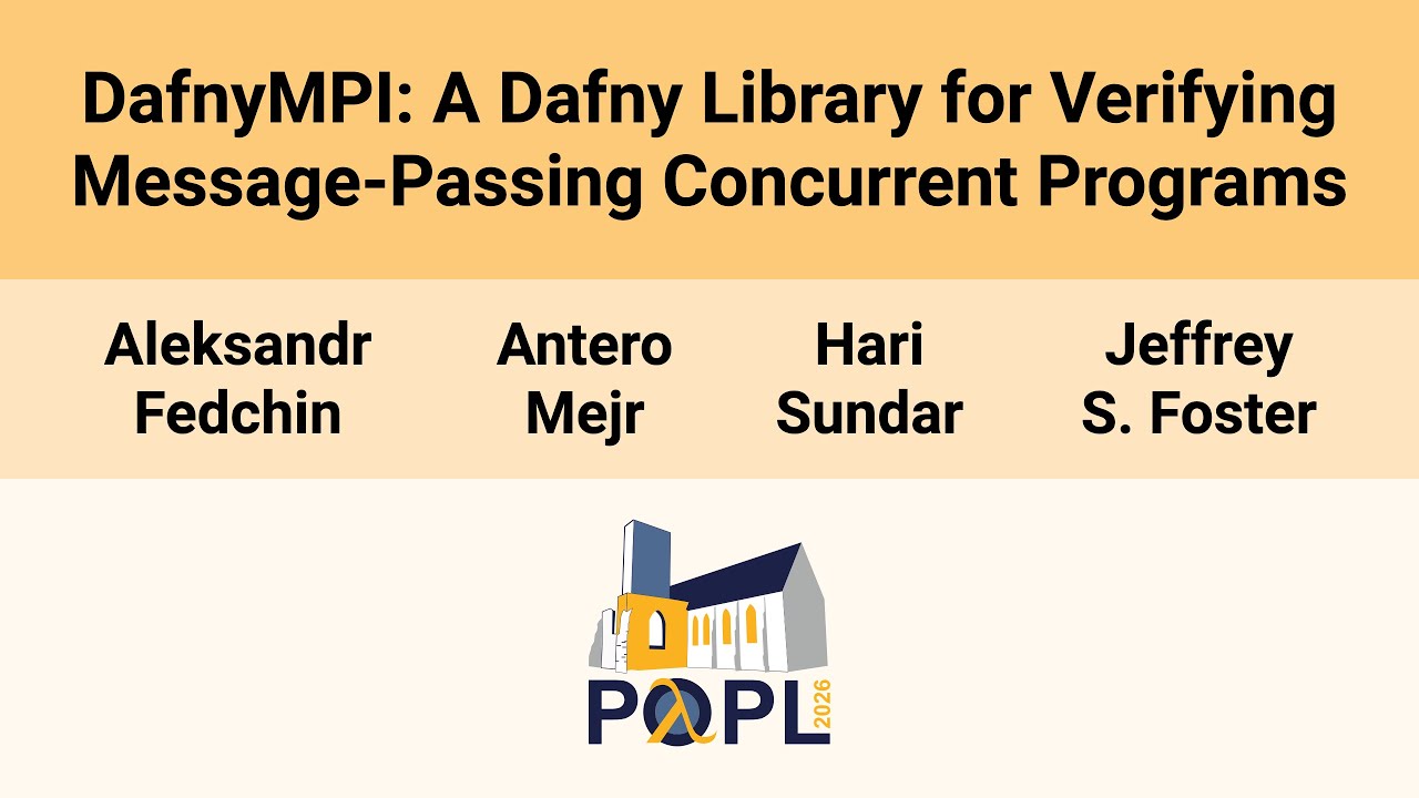 [POPL'26] DafnyMPI: A Dafny Library for Verifying Message-Passing ...