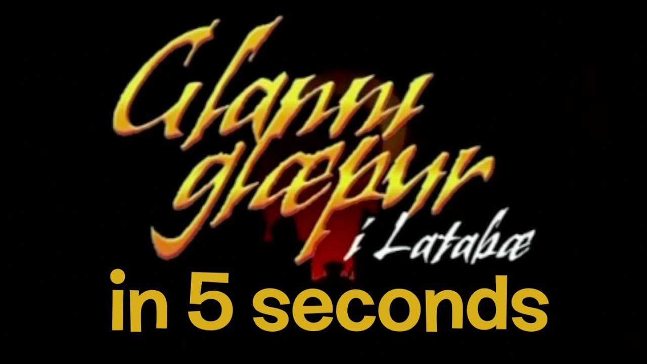 Glanni Glæpur í Latabæ in 5 seconds