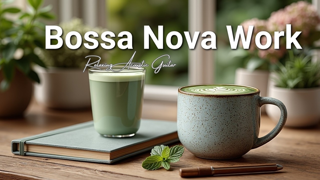 Босса-нова для работы - расслабляющая гитара и кафе для глубокой концентрации