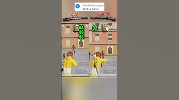 M24 vs Kar-98 damage 😱 #pubgmobile #bkrtt #pubgtipsandtricks