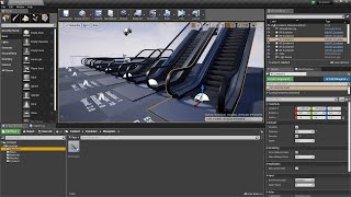 UE4 Procedural Escalator & Travelator