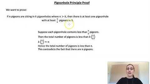 Pigeonhole Principle Proof