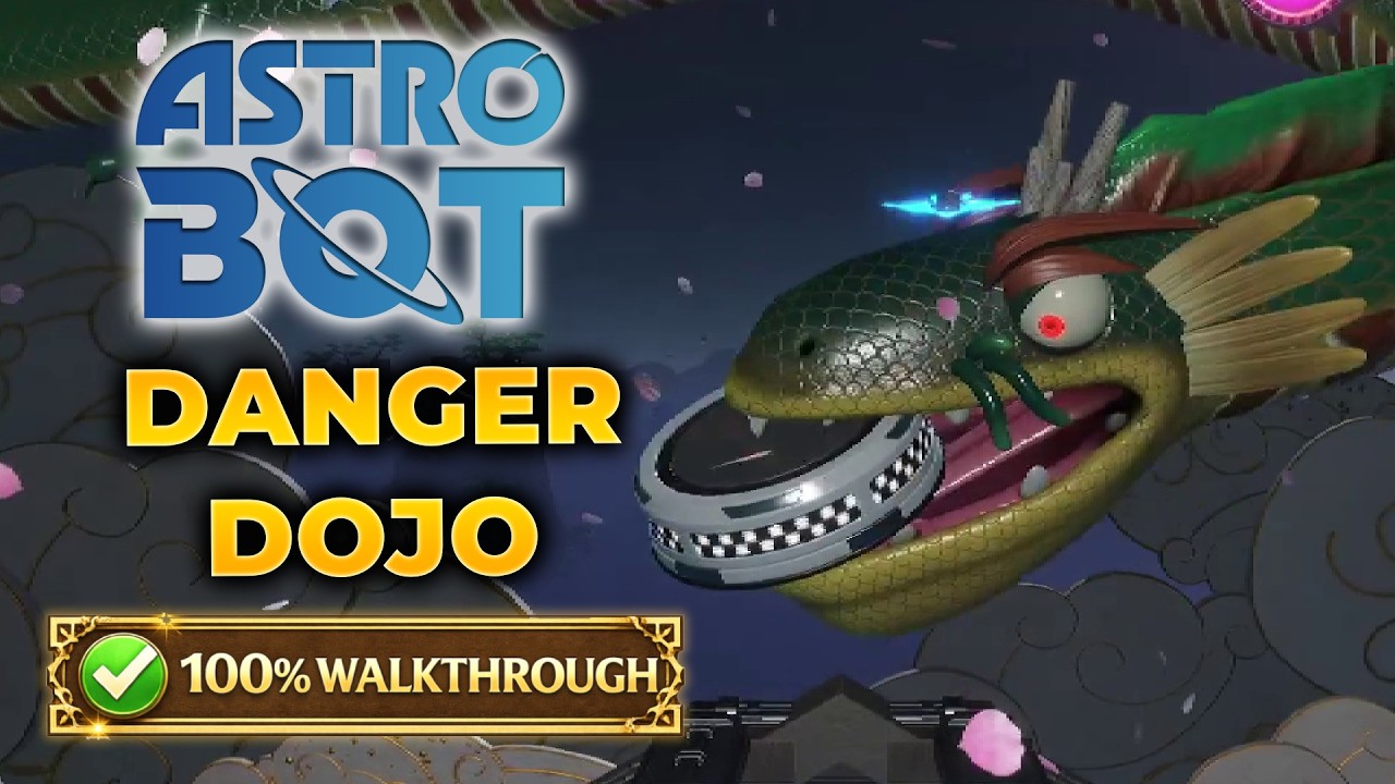 Astro Bot – Danger Dojo ALL Collectibles Guide (100% Walkthrough