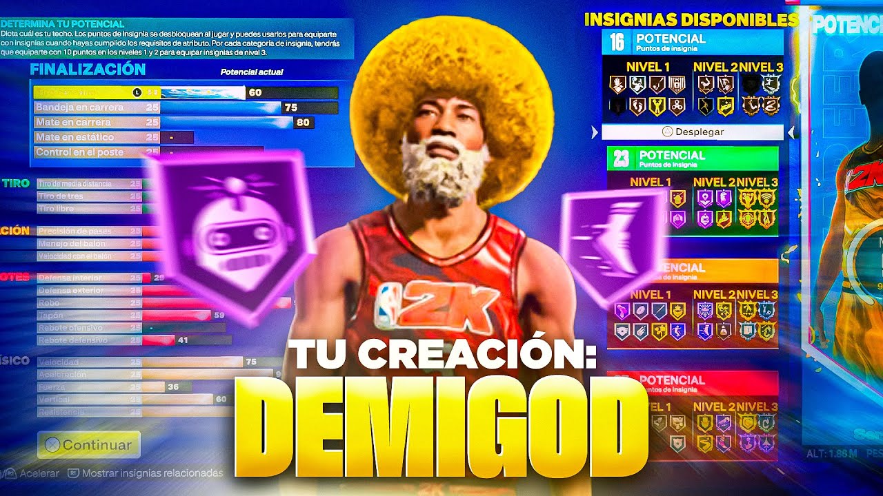 SERGIIRAM ENSEÑA el MEJOR BASE para NBA 2K23 ¿La MEJOR BUILD del JUEGO? (3v3, 5v5)