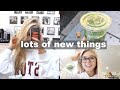 vlog: dying my hair, trying new workouts in boston & lululemon haul!