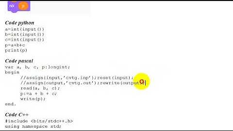 cvtg s py c p chu vi tam giac - Lớp học Scratch, python, pascal, C++ online