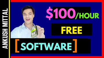 HOW TO MAKE $100 PER HOUR WITH [A FREE ONLINE SOFTWARE!]