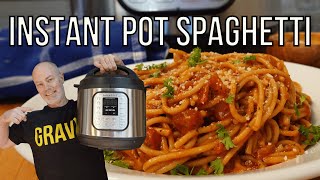 Instant Pot Spaghetti | Amazingly Quick and Tasty Weeknight Meal | One Pot Meal | Instant Pot Recipe