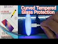 How to curved display tempered glass protection fitting post hm tec