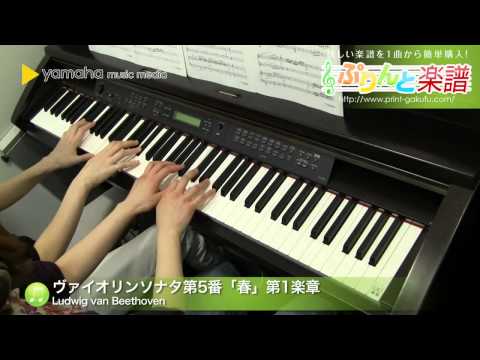 ヴァイオリンソナタ第5番「春」第1楽章 Ludwig van Beethoven