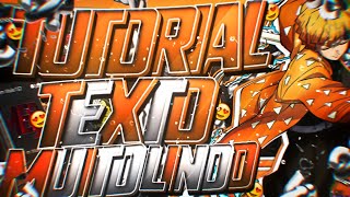⚡TUTORIAL DE COMO FAZER TEXTO NO PS TOUCH AVANÇADO🧡 |2022🔥