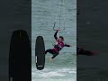 What a ride 😮‍💨 Vice Champion Gabriel Benetton #kitesurf #kiteboarding #gkakiteworldtour