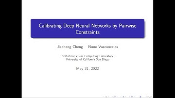 Calibrating Deep Neural Networks by Pairwise Constraints | CVPR 2022