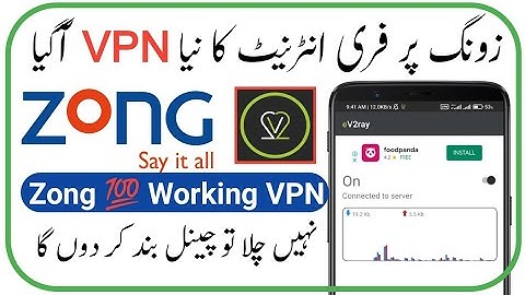 How to get free internet on zong| How to create e-v2ray file l e-v2ray new file today