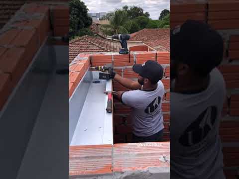 Vídeo: Instalação da calha: instrução, marcação, fixação