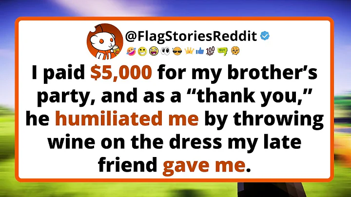 I paid $5,000 for my brother’s party, and as a “thank you,” he humiliated me by throwing wine on...