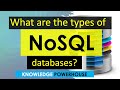 What are the types of NoSQL databases?