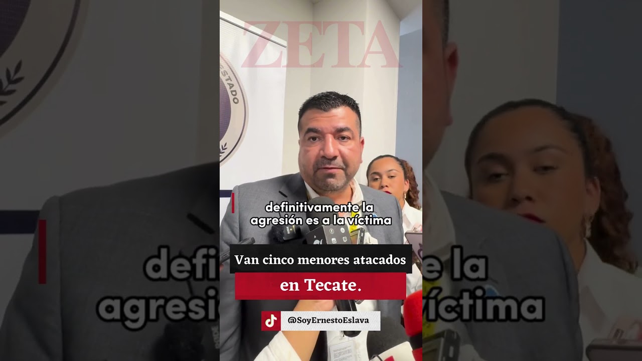 Van cinco menores atacados en Tecate.