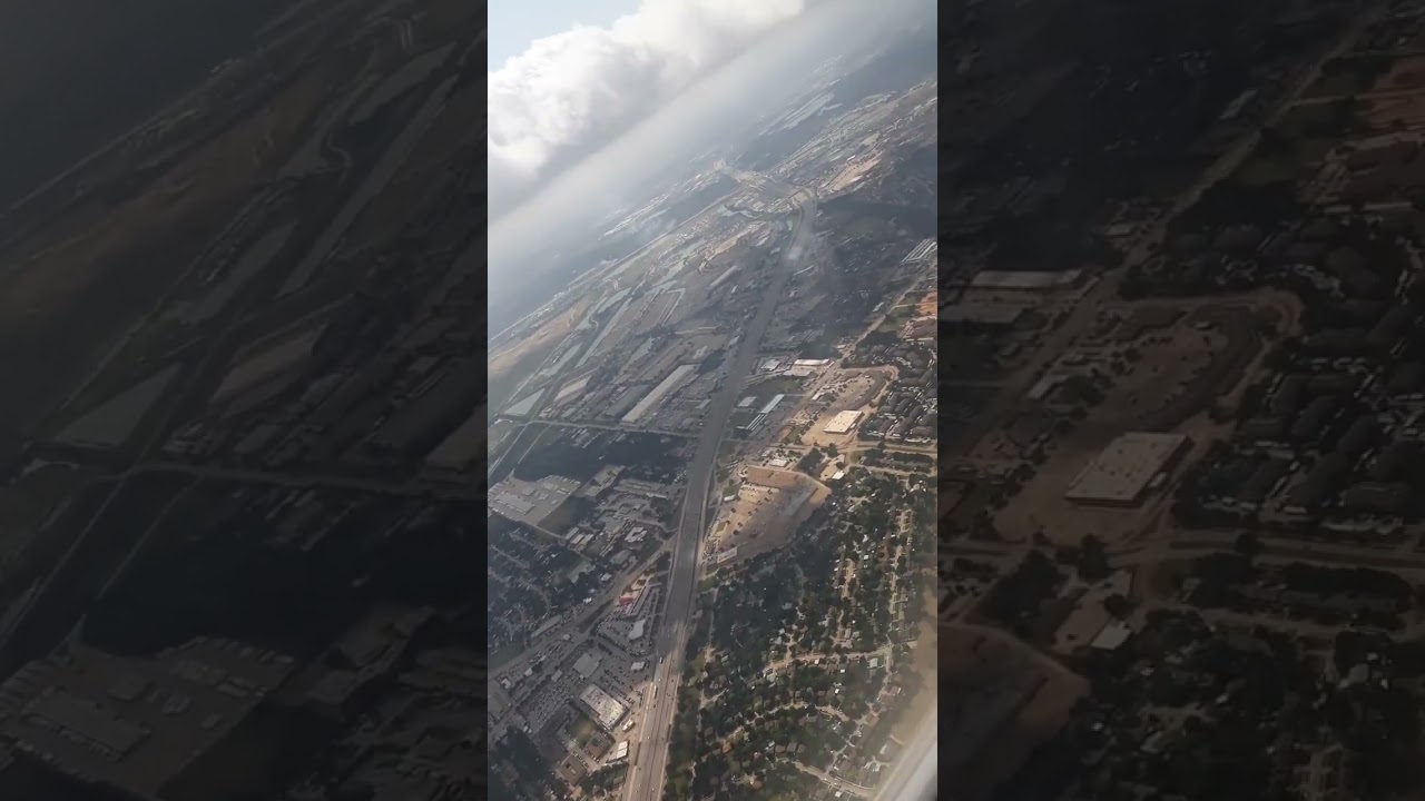 Coming in for landing at DFW from JFK