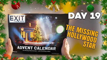 Day 19 Hollywood Star | Advent | Exit The Game - MERRY CHRISTMAS