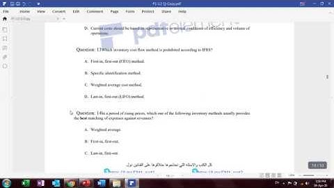 CMA 2020   PART 1   UNIT 2   MCQ