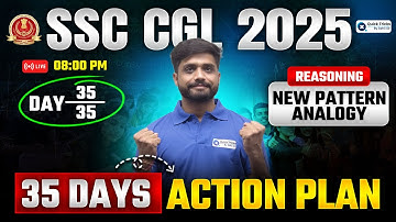 SSC CGL 2025🎯| New Pattern Analogy | DAY - 35 | Reasoning Tricks by Lakshay Sir