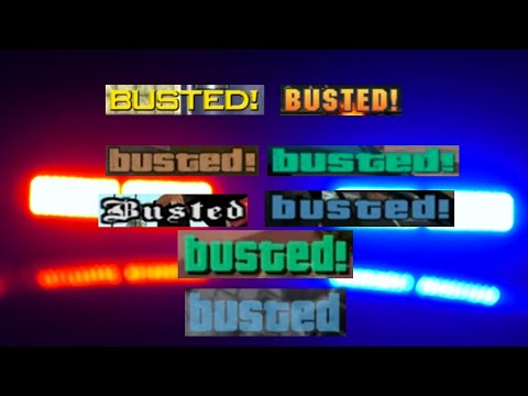 Busted Screens on GTA Games! (1997-2024) - YouTube