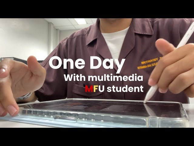 VLOG |One day with multimedia MFU student | Coolboys6 class=