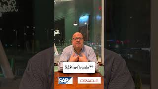 SAP or Oracle?? #sap #erp #digitaltransformation #leadership #management