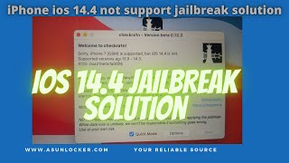 iOS 14.4 Jailbreak solution, ios 14.4 not support solution, iphone jailbreak ios 14.4 tutorial