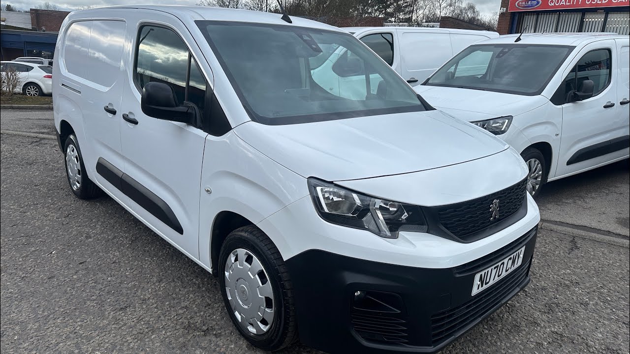 70 Reg Peugeot Partner 1.5 BlueHdi Professional 5 Seat Factory Crew Van