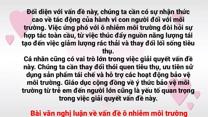 Đoạn văn về bảo vệ môi trường lớp 6 năm 2024