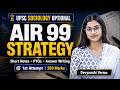 Sociology Strategy by Devyanshi Verma Rank 99 : Importance of PYQs, Short Notes and Answer Writing