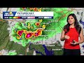 Several rounds of thunderstorms possible for Central Maryland