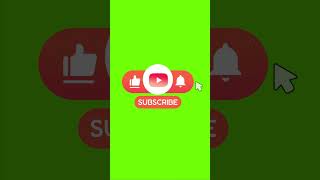 Free Youtube Subscribe button Green Screen Template 02 #shorts