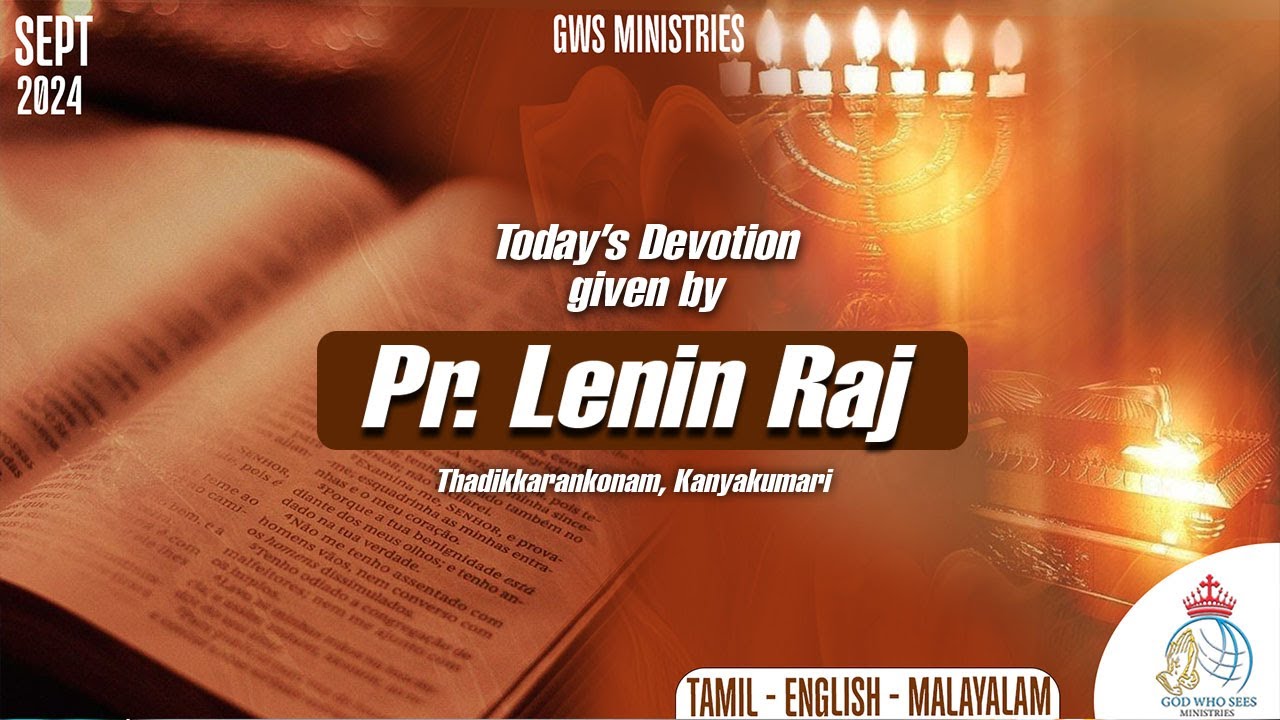 10_09_2024 || Daily Manna || Pas.Lenin Raj || God Who Sees Ministries ...