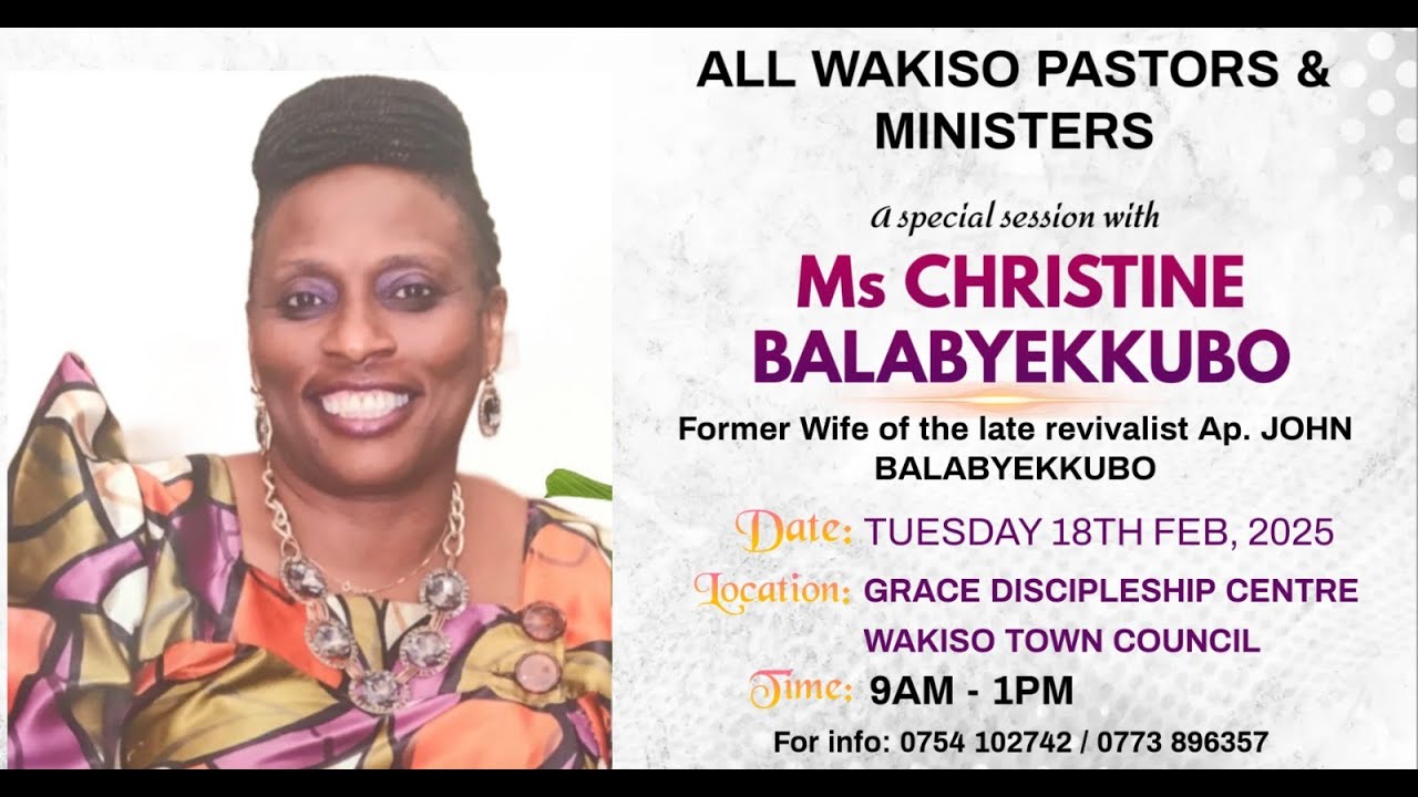 SPECIAL SESSION WITH Ms. CHRISTINE BALABYEKKUBO  | 18.02.2025